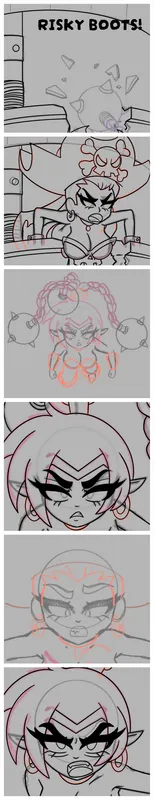 Shantae’s New Hairstyle Comic (Wip) 