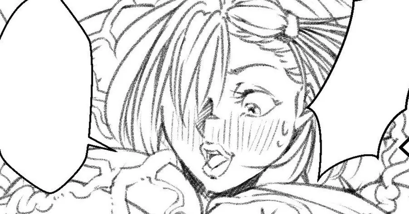 漫画16ページ目(下描き)