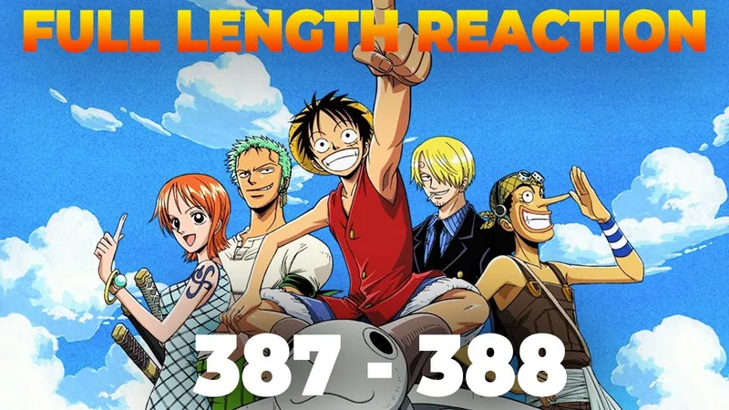 One Piece Eps 387-388 FULL REACTIONS! 