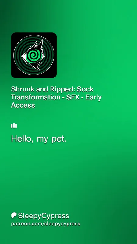 Shrunk and Ripped: Sock Transformation - SFX