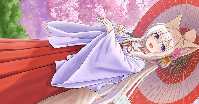 「狐よゐちゃん6周年絵」画像セット＋タイムラプス動画＋期間限定イラストデータ🎁