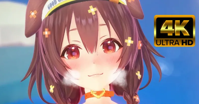 【はだか差分】kr3とビーチで大胆に騎乗位えっち【4K】