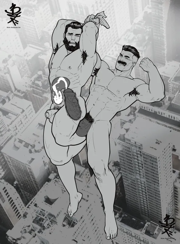 Omni-Man and The Immortal Line art