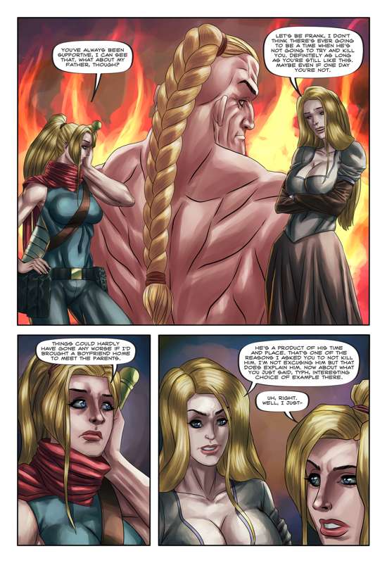 Dark Reflections: Chaos Page 243 - Consider That Bridge Burned