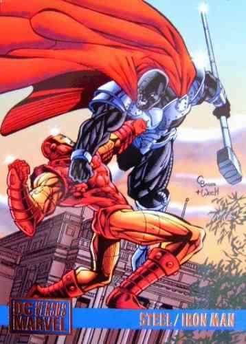 Diorama Steel Vs Iron Man