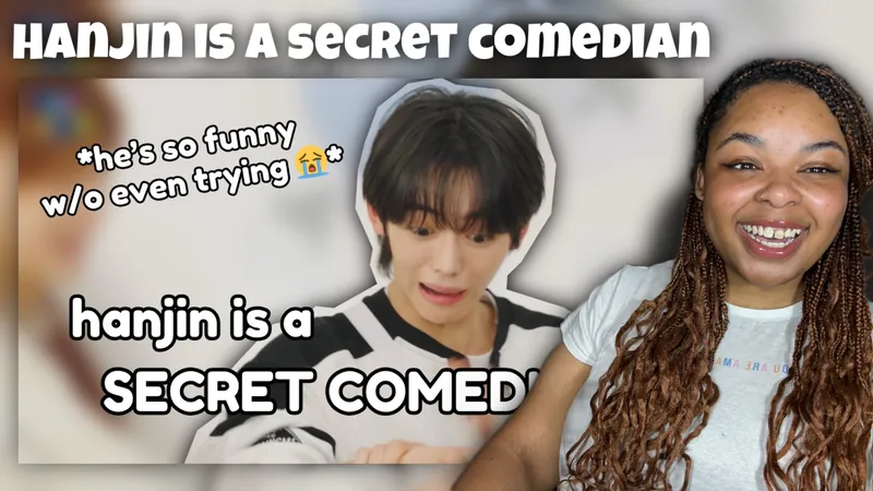 Reaction to 'hanjin is a secret comedian'