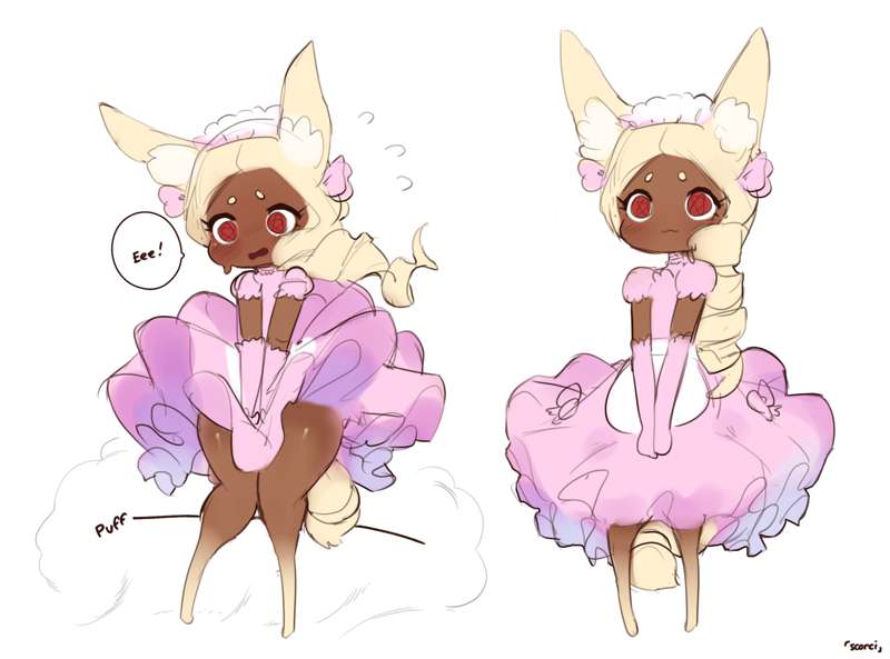 Puffy cute Nyume maid