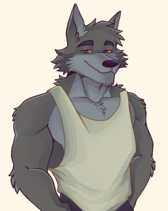 Wolf & Hyena by @khipart