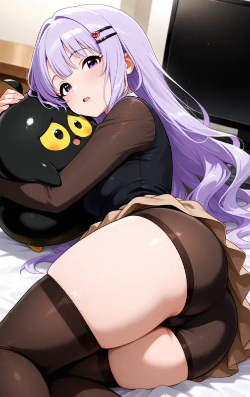 Pretty Lavender Hair Girls