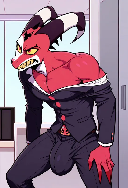 Requested: Blitzo ( Helluva Boss ) Censored