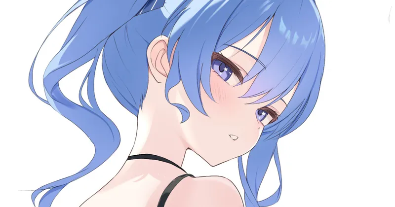 星街すいせい　高解像度版 5枚＋下塗り