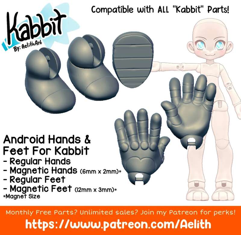 [ARCHIVED] NOV. Bonus DOWNLOAD - Android Hands and Feet For Kabbit