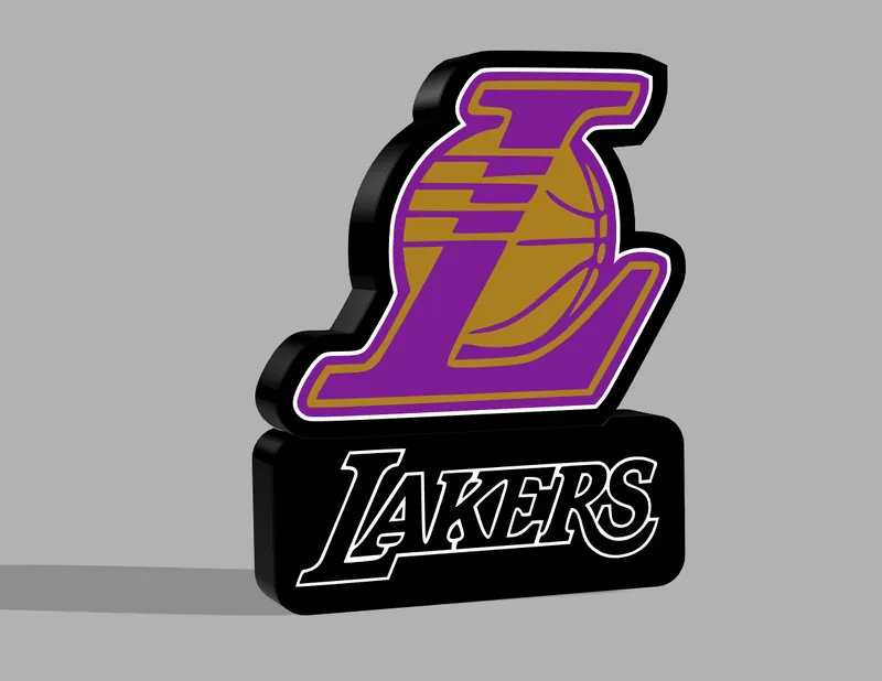 Los Angeles Lakers led lamp 🏀💜💛💡