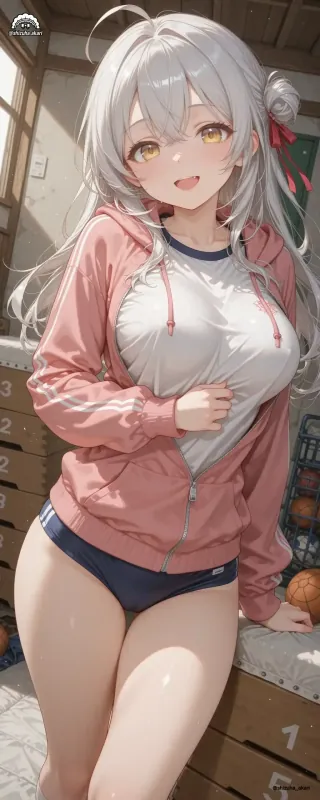 Free💙体操服コスプレ💙Gymnastics uniform cosplay