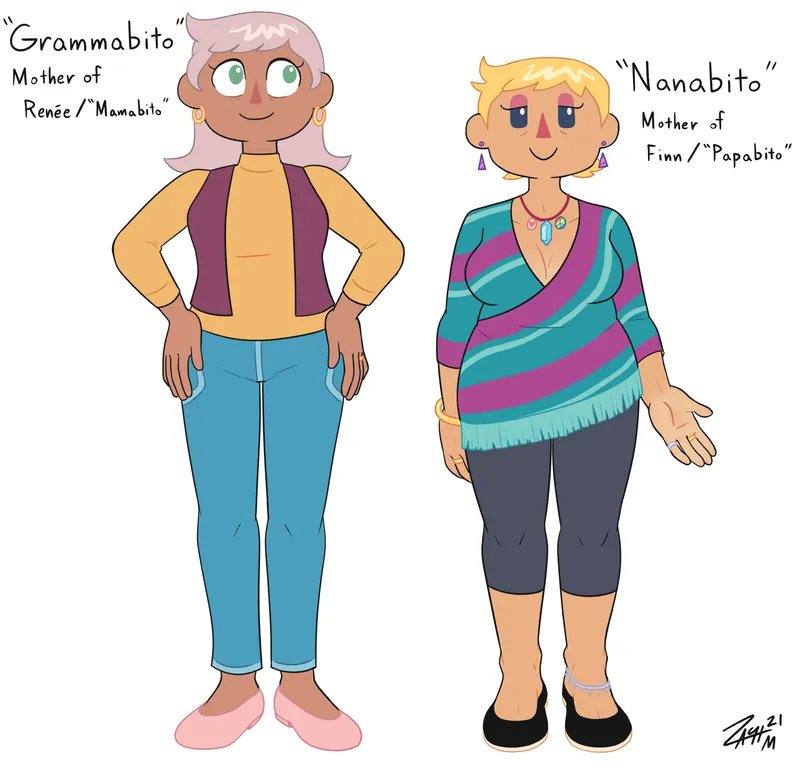 Grammabito & Nanabito COLOR REFERENCE