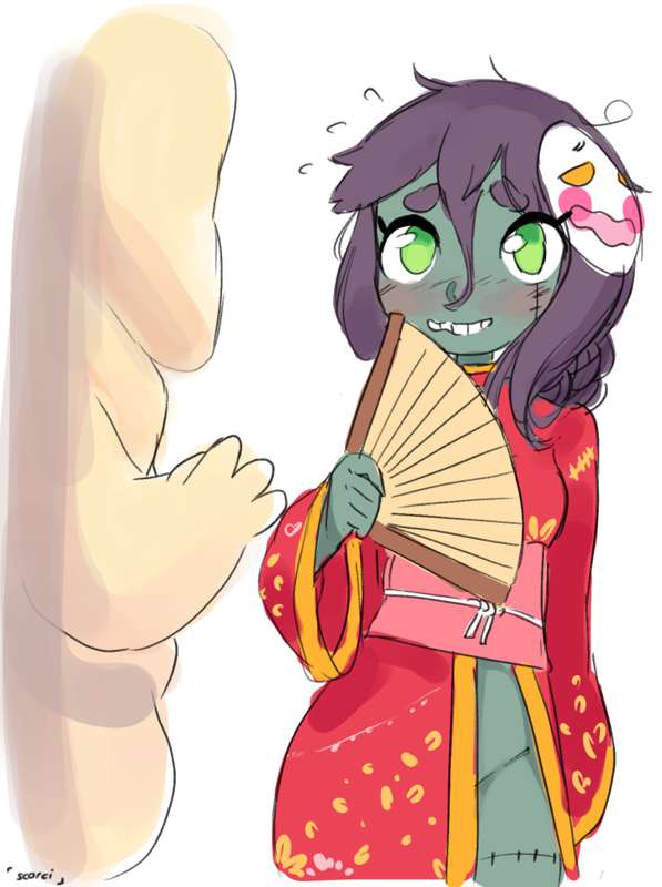 Cutie at the festival