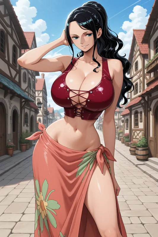 Nico Robin's sarong