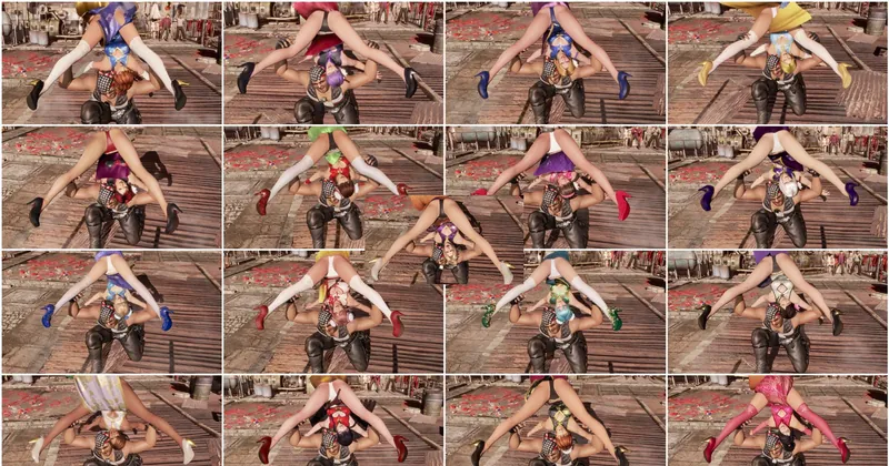 DOA6 Ryona Muscle Buster All Female (Alluring Mandarin Costume)Fullbitrate 50bit+Uncut チャイナドレス マッスルバスター