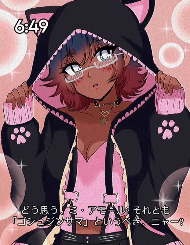 Mia 90s Anime Style Art