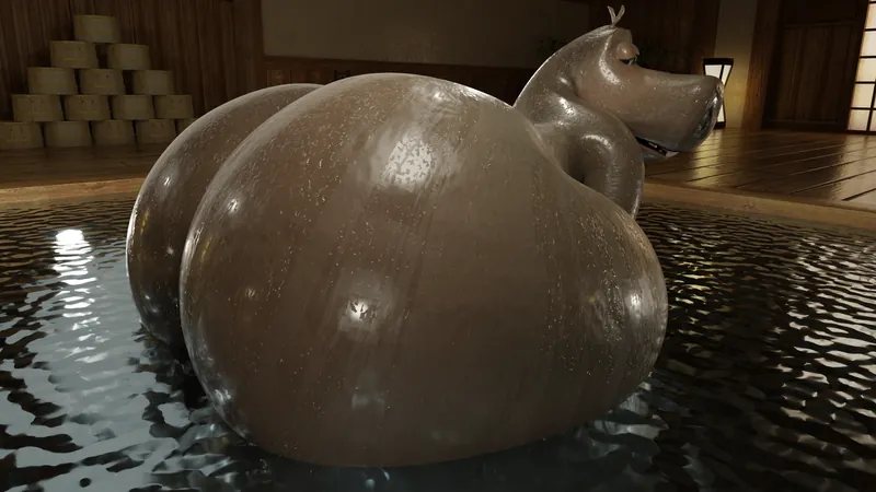 Hot Spring Hippo