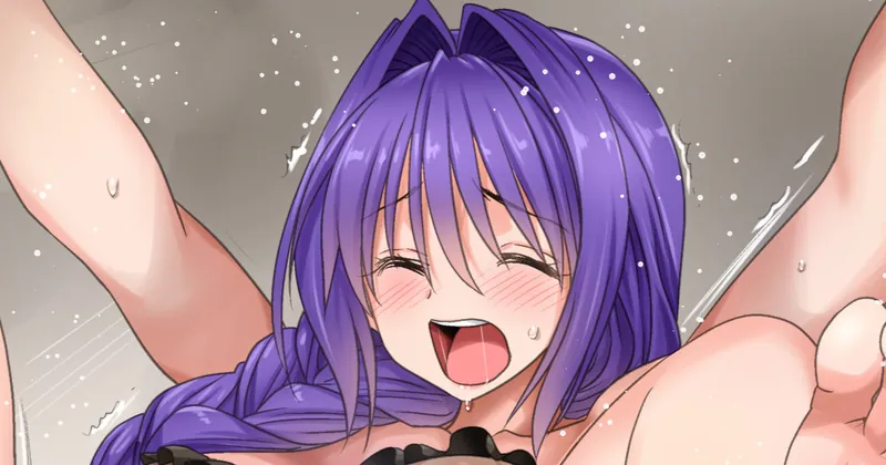ベビードール姿で前から後ろから突かれる秋子さん