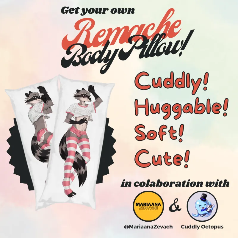 Remache Body Pillows Now Avalible!