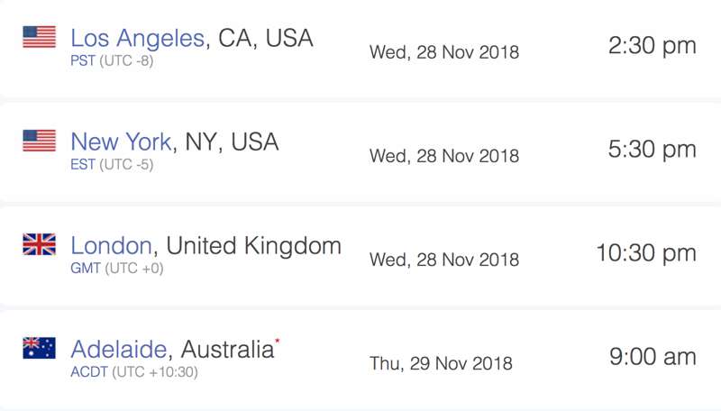 JOIN US LIVE @ 5:30PM EST (NOV 28, Wednesday)
