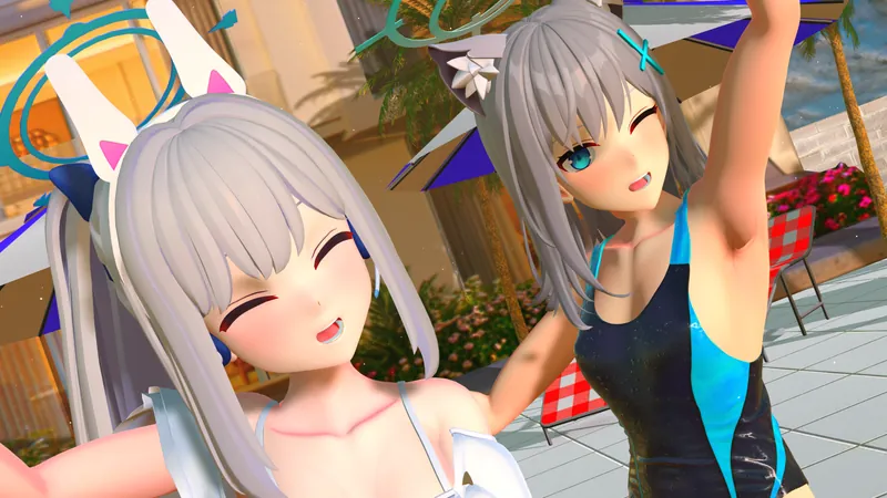 【R18 DL】ミヤコ & シロコでキスキツネ