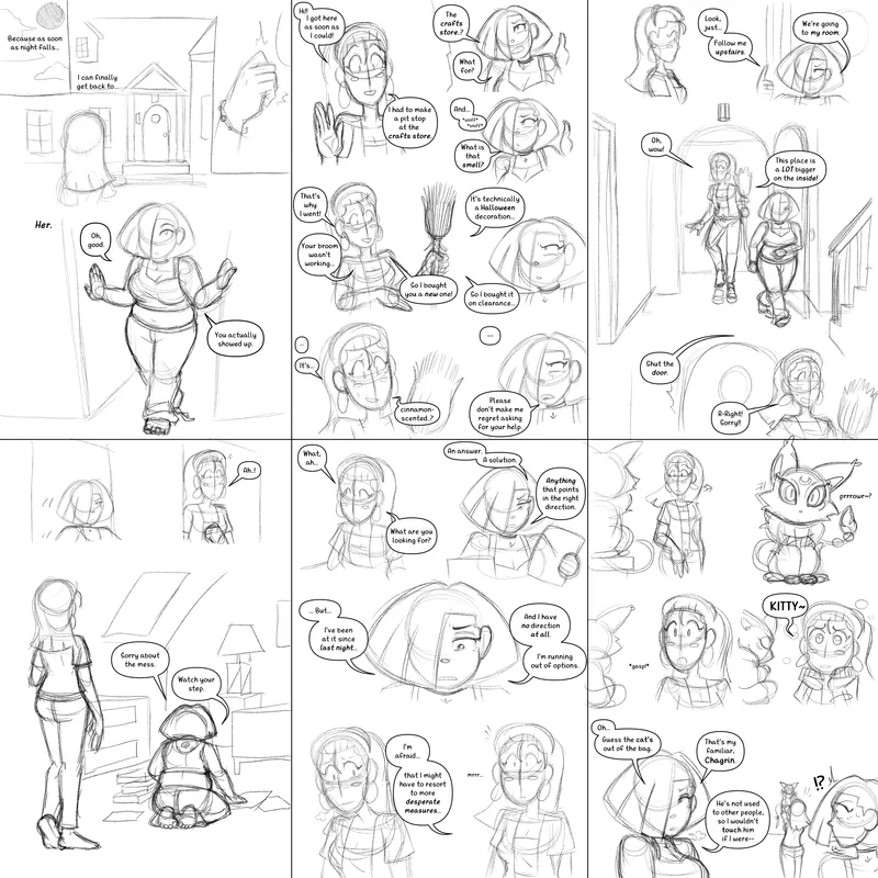 7Eves Ch.2 Pages 7-12 sketches