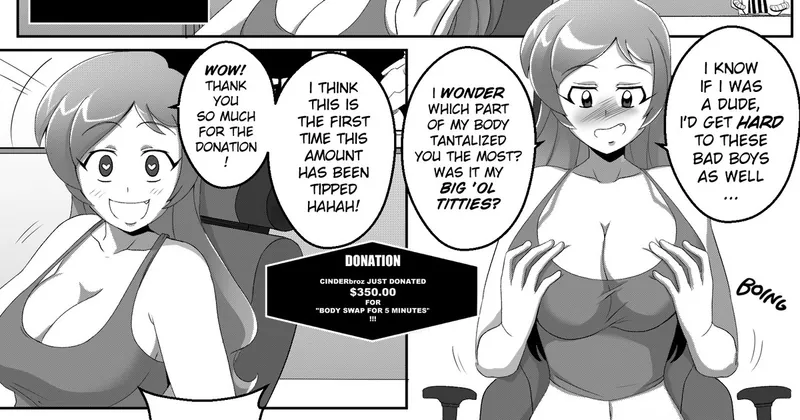 Live Stream Swap Short Comic