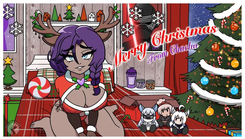 Chachayourvmom Christmas fanart (Early Access) 