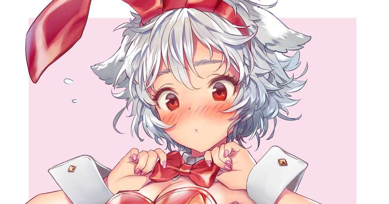 【高画質】過去絵 バニーガール椛