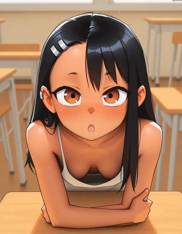 Nagatoro at her desk