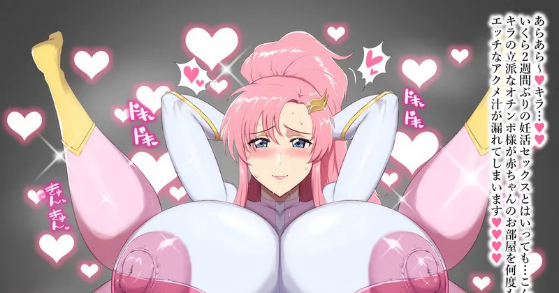 [Skeb]キララク妊活交尾💕： Kira and Lacus Hot Fuck💕