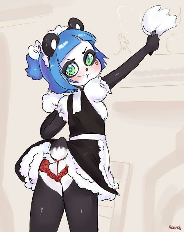 Tsundere Panda Maid