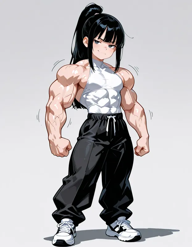 Hard work looks good on her