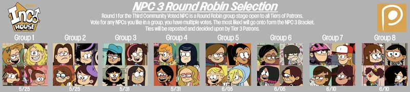 Third Community Voted NPC Group Stage