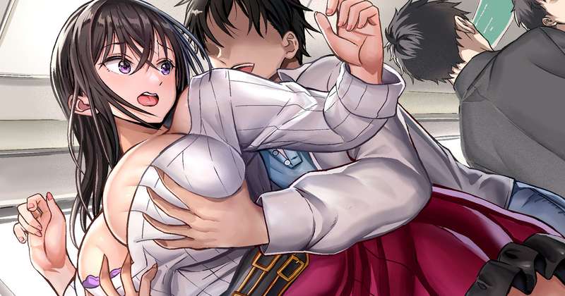 え!?ここで!?電車で乳揉み‼