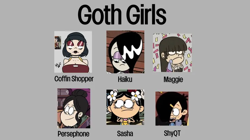 Bar NPC Round Robin: Goth Girls