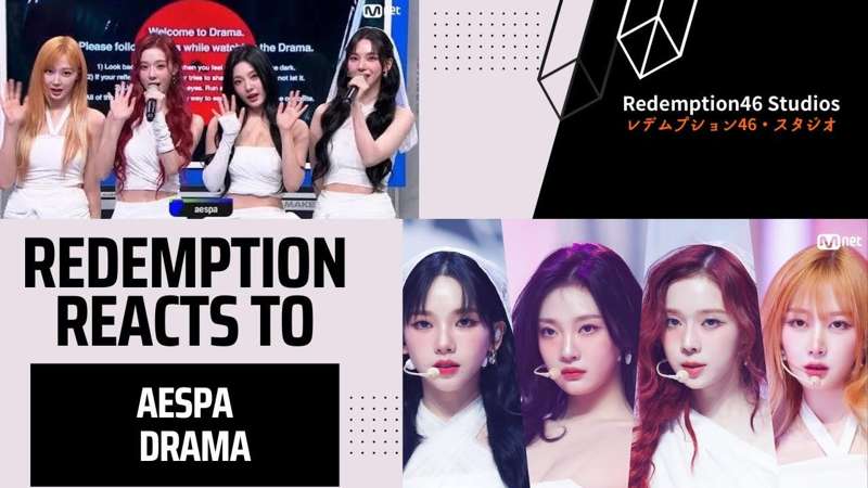 'COMEBACK' aespa - Drama #엠카운트다운 EP.823 | Mnet 231116 방송 (Redemption Reacts)