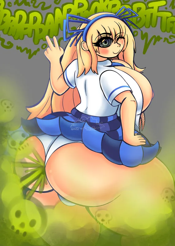 Katsuragi's Thick Toxic Farts (Commission)