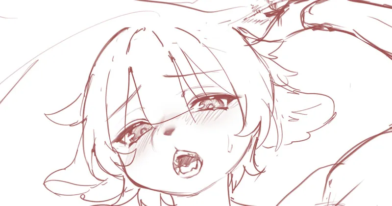 突かれている褐色わんこwip