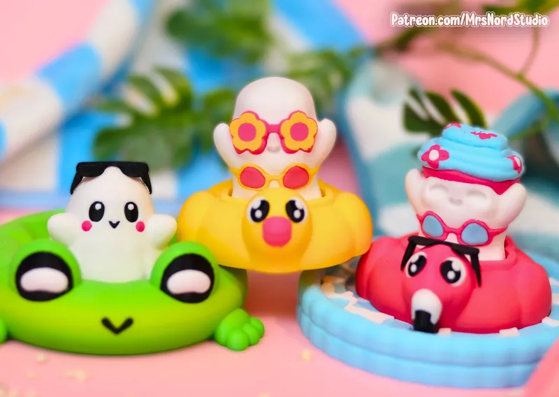 👙👻[Collab] Summerween Floatie Friends (w StarMouse3D!)👙👻