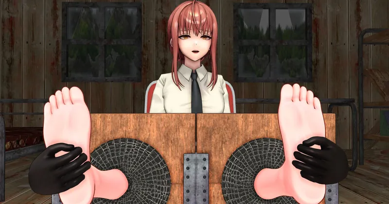 【くすぐり】NIKKE × Chainsaw Man Makima tickling【勝利の女神：NIKKE × チェンソーマンマキマ】