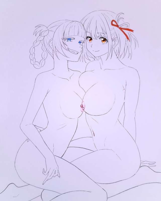 Nazuna & Chisato (Lineart)
