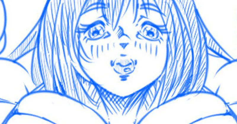 息抜きで描いたダブル・バイセップス