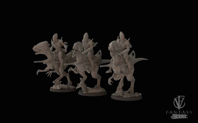 Deinonichus riders + 360.