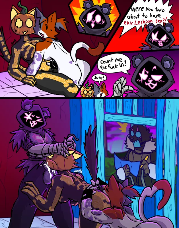 Fortnite cats... and a bear 