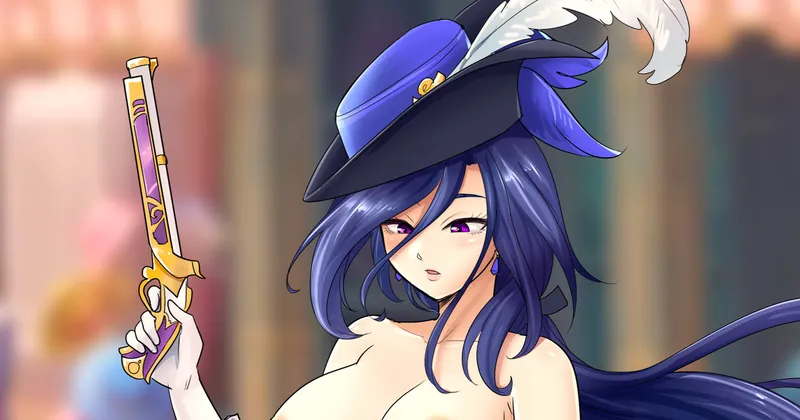 Clorinde wardrobe malfunction クロリンデの衣装トラブル