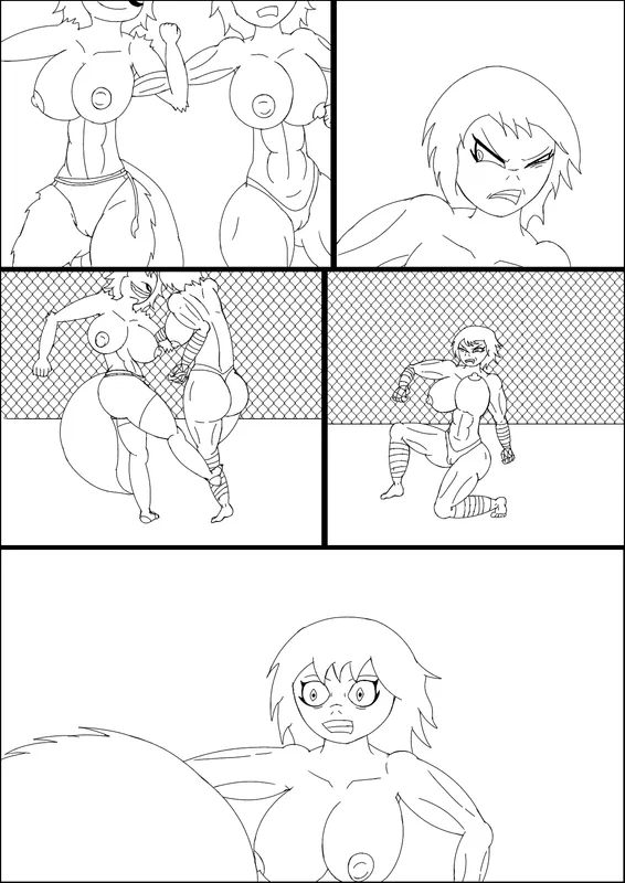 Mara VS Snow pag 3 (sketch & final outline)